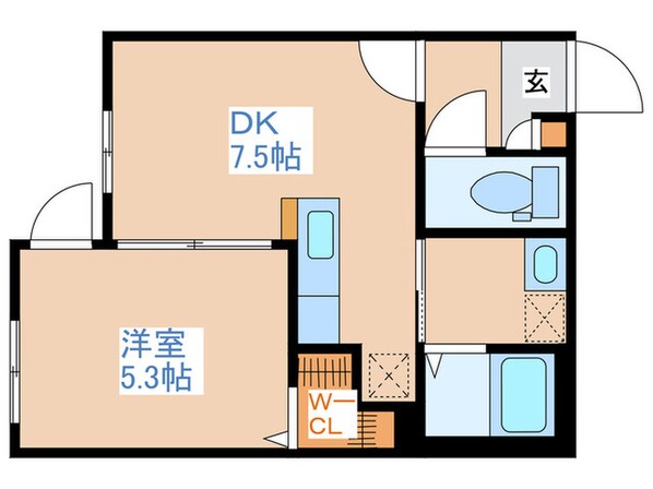 ペシェ澄川の物件間取画像